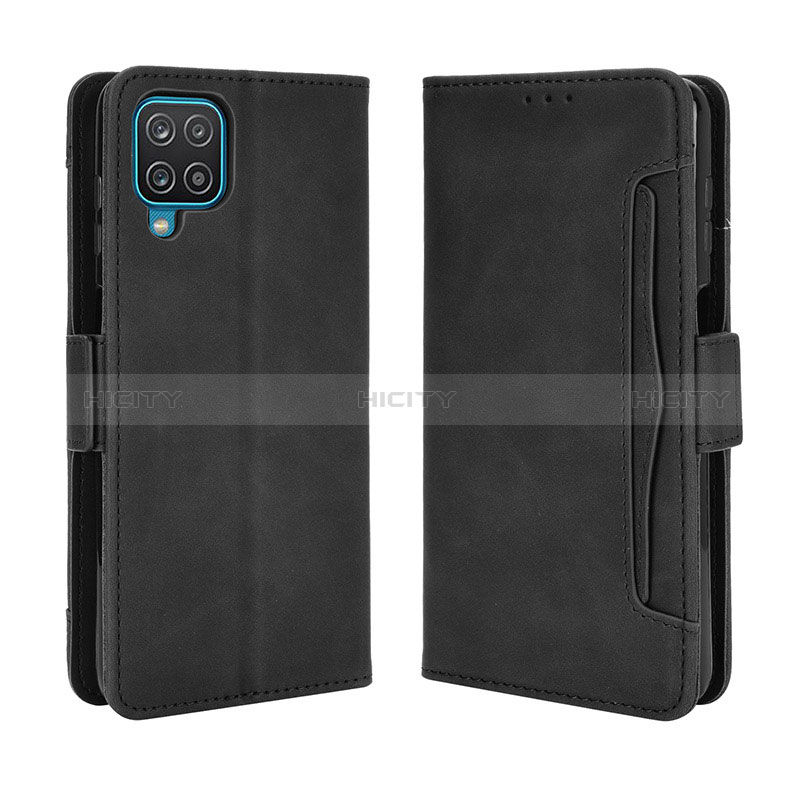 Funda de Cuero Cartera con Soporte Carcasa BY3 para Samsung Galaxy F12