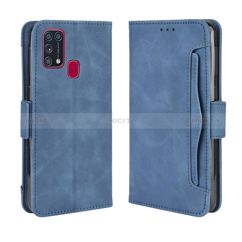 Funda de Cuero Cartera con Soporte Carcasa BY3 para Samsung Galaxy M21s