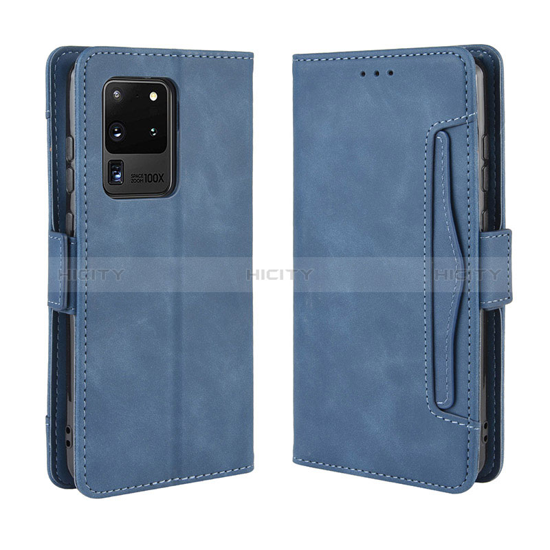 Funda de Cuero Cartera con Soporte Carcasa BY3 para Samsung Galaxy S20 Ultra