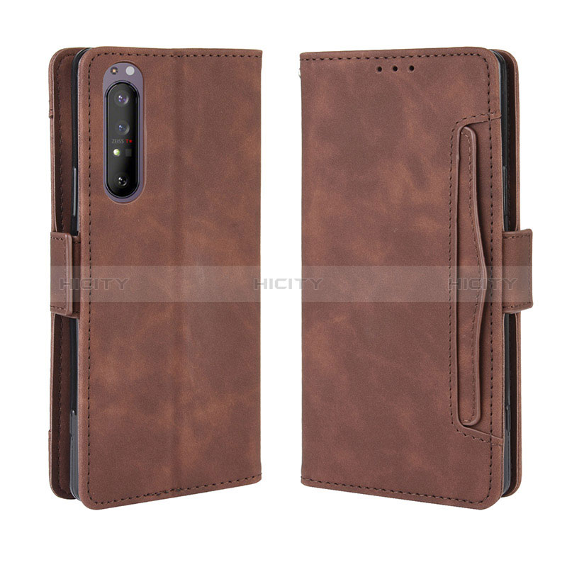 Funda de Cuero Cartera con Soporte Carcasa BY3 para Sony Xperia 5 II