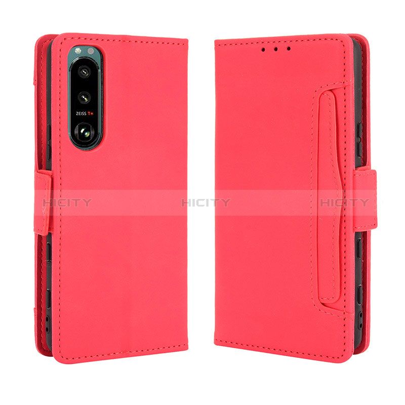 Funda de Cuero Cartera con Soporte Carcasa BY3 para Sony Xperia 5 III