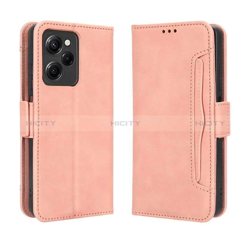 Funda de Cuero Cartera con Soporte Carcasa BY3 para Xiaomi Poco X5 Pro 5G