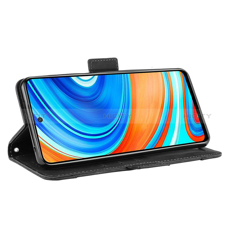 Funda de Cuero Cartera con Soporte Carcasa BY3 para Xiaomi Redmi Note 9 Pro