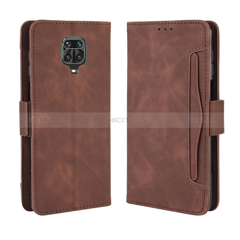 Funda de Cuero Cartera con Soporte Carcasa BY3 para Xiaomi Redmi Note 9 Pro