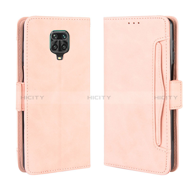 Funda de Cuero Cartera con Soporte Carcasa BY3 para Xiaomi Redmi Note 9 Pro