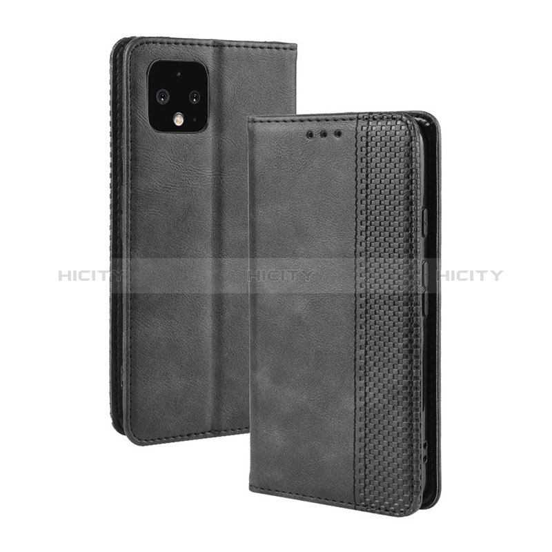 Funda de Cuero Cartera con Soporte Carcasa BY4 para Google Pixel 4