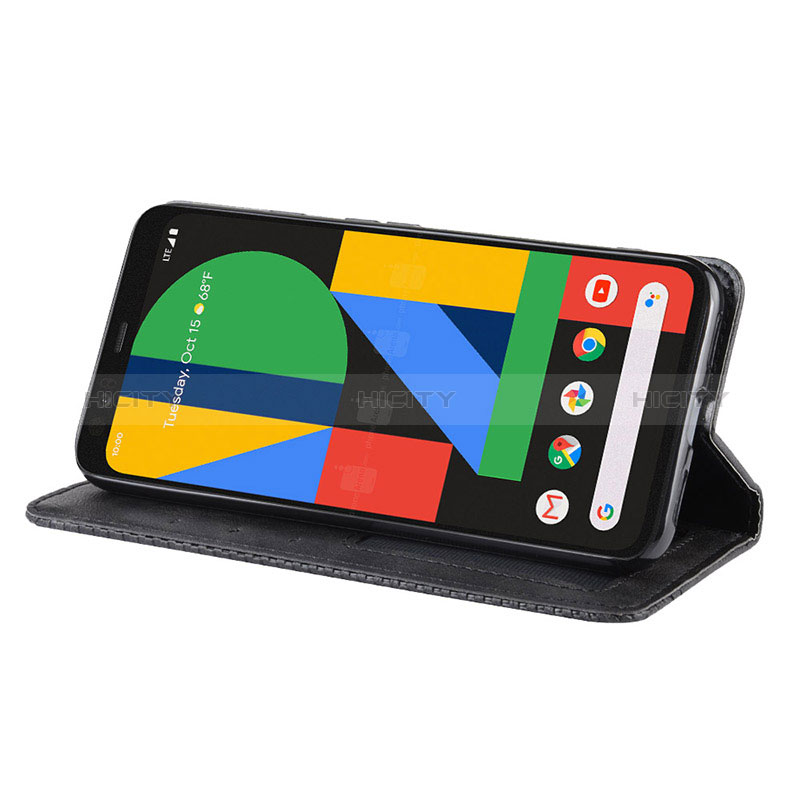 Funda de Cuero Cartera con Soporte Carcasa BY4 para Google Pixel 4 XL