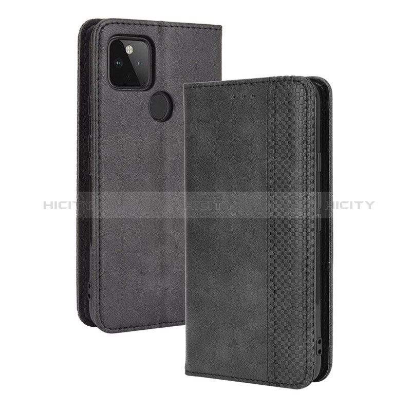 Funda de Cuero Cartera con Soporte Carcasa BY4 para Google Pixel 4a 5G