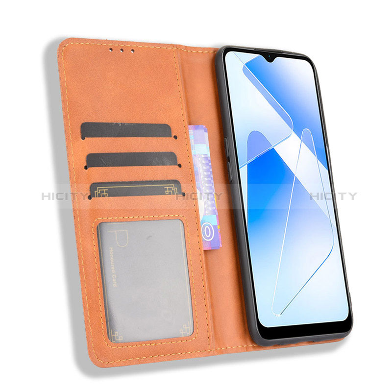 Funda de Cuero Cartera con Soporte Carcasa BY4 para Oppo A56 5G