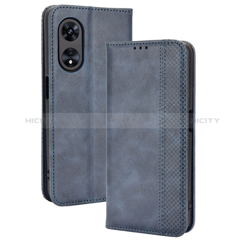 Funda de Cuero Cartera con Soporte Carcasa BY4 para Oppo A58 5G