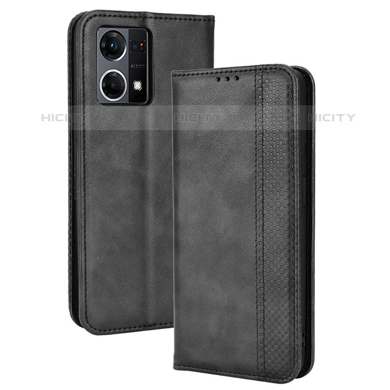 Funda de Cuero Cartera con Soporte Carcasa BY4 para Oppo F21 Pro 4G