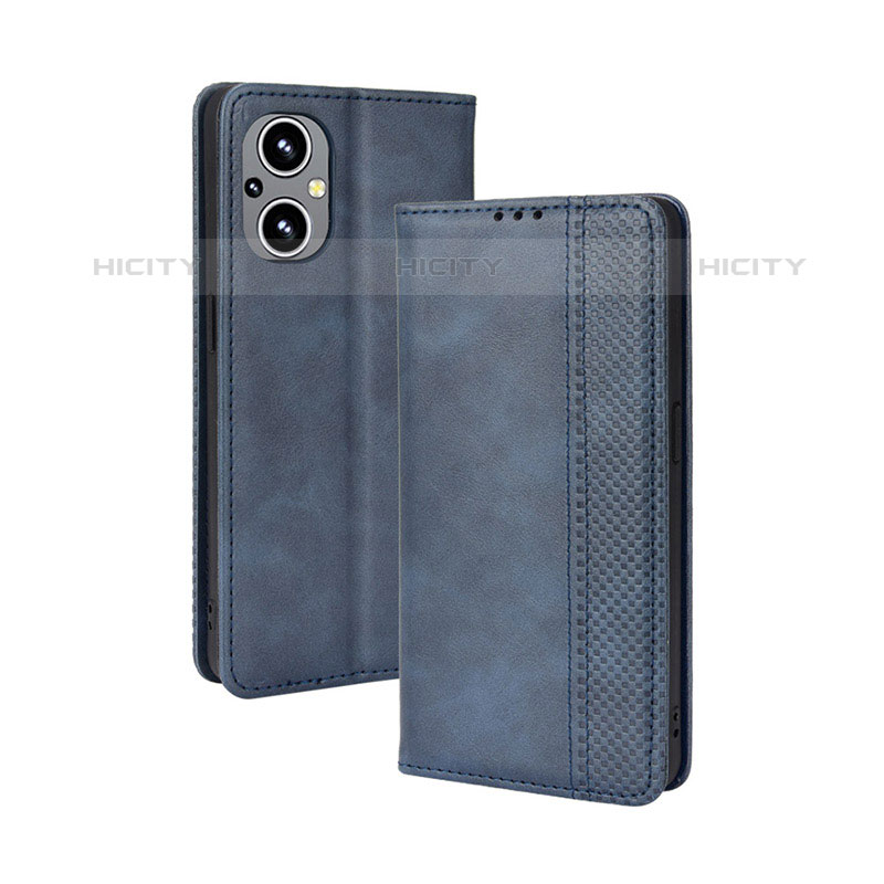 Funda de Cuero Cartera con Soporte Carcasa BY4 para Oppo Reno7 Z 5G