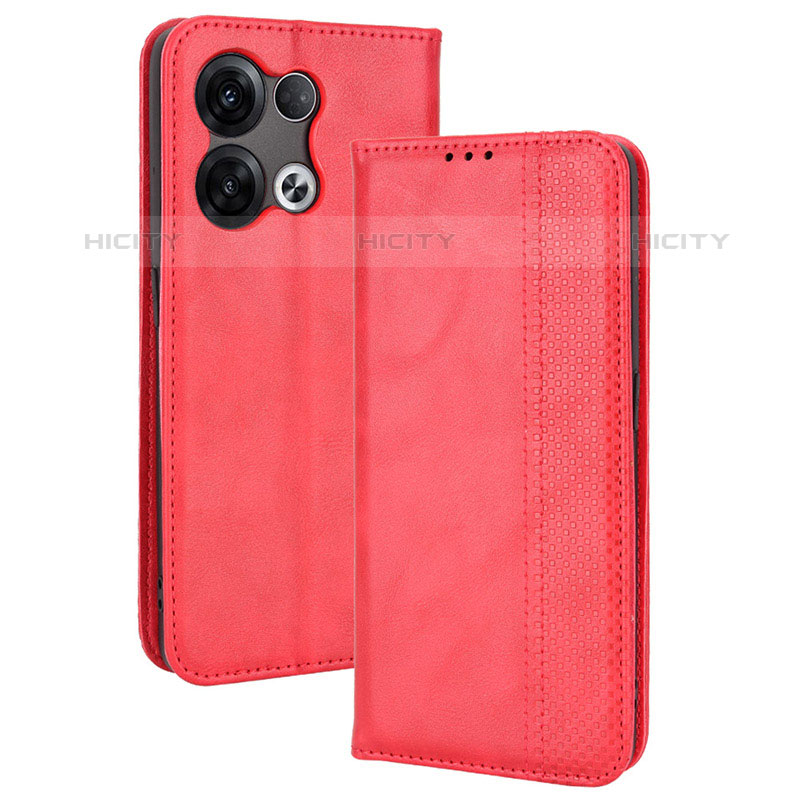 Funda de Cuero Cartera con Soporte Carcasa BY4 para Oppo Reno8 5G