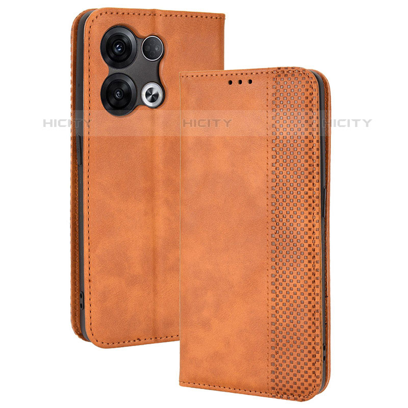 Funda de Cuero Cartera con Soporte Carcasa BY4 para Oppo Reno8 5G