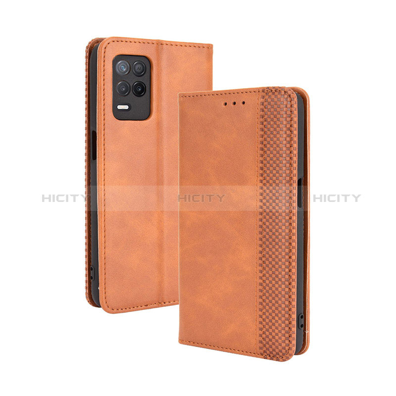 Funda de Cuero Cartera con Soporte Carcasa BY4 para Realme 8s 5G