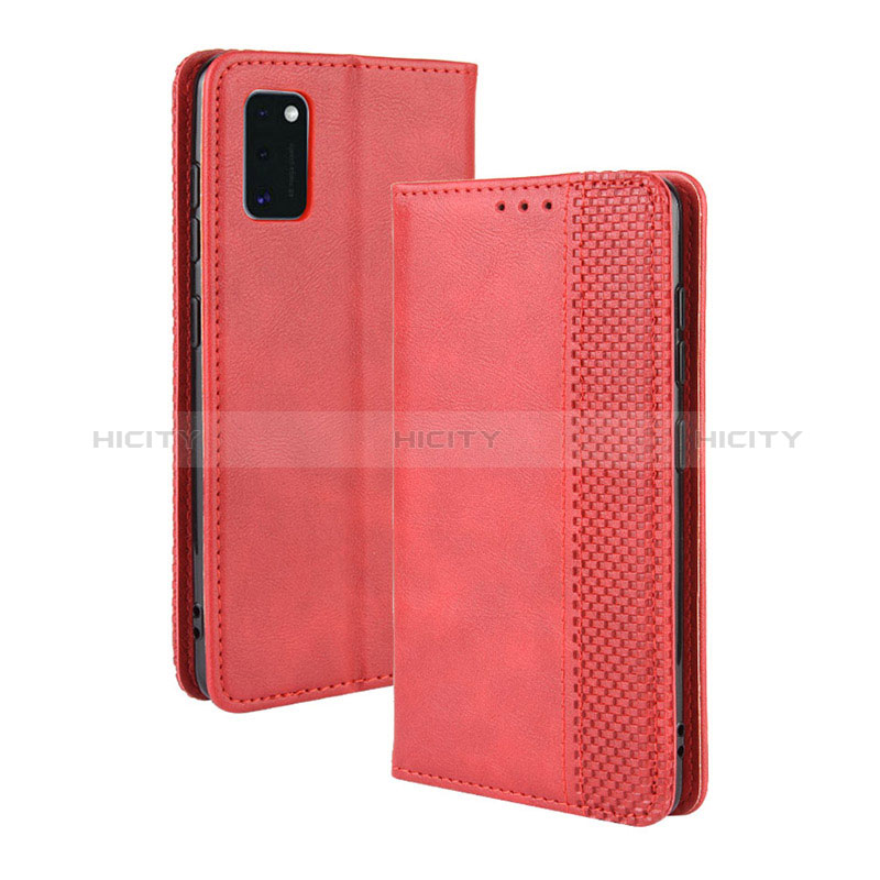 Funda de Cuero Cartera con Soporte Carcasa BY4 para Samsung Galaxy A41