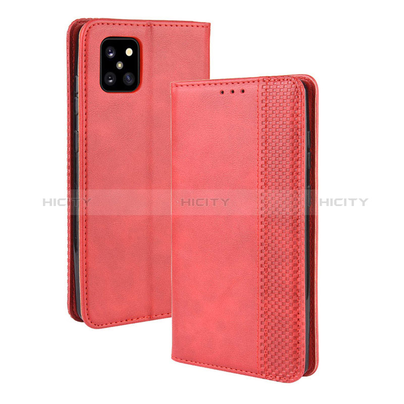 Funda de Cuero Cartera con Soporte Carcasa BY4 para Samsung Galaxy A81