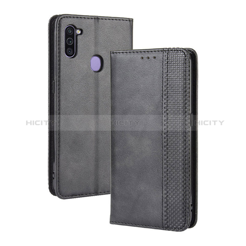 Funda de Cuero Cartera con Soporte Carcasa BY4 para Samsung Galaxy M11