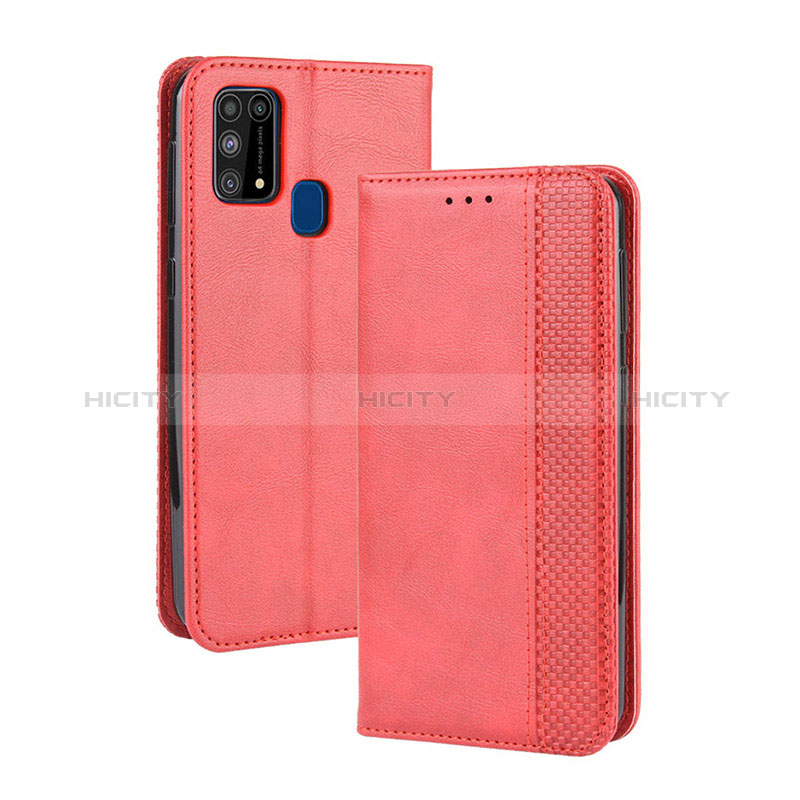 Funda de Cuero Cartera con Soporte Carcasa BY4 para Samsung Galaxy M21s