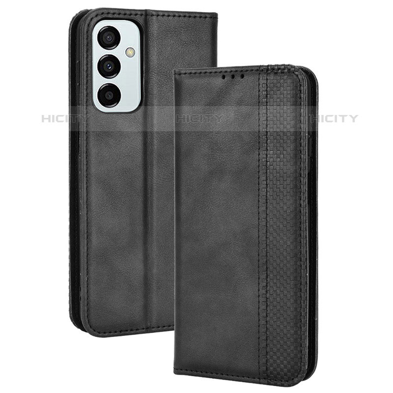 Funda de Cuero Cartera con Soporte Carcasa BY4 para Samsung Galaxy M23 5G Negro