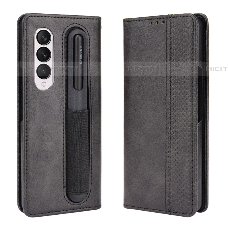 Funda de Cuero Cartera con Soporte Carcasa BY4 para Samsung Galaxy Z Fold4 5G