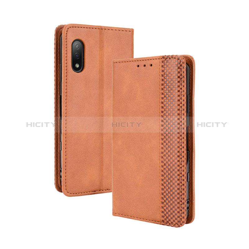 Funda de Cuero Cartera con Soporte Carcasa BY4 para Sony Xperia Ace II