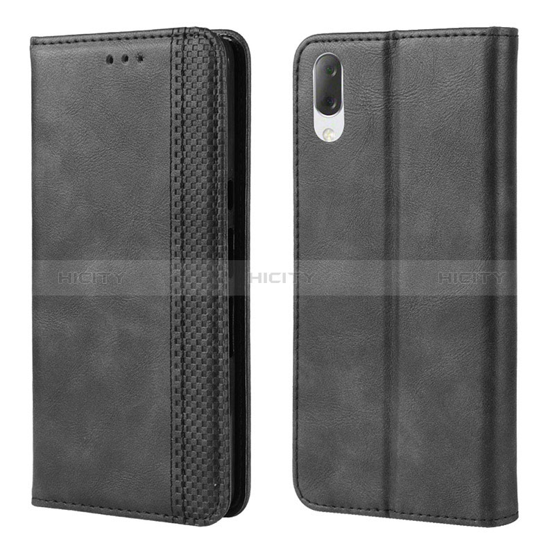 Funda de Cuero Cartera con Soporte Carcasa BY4 para Sony Xperia L3