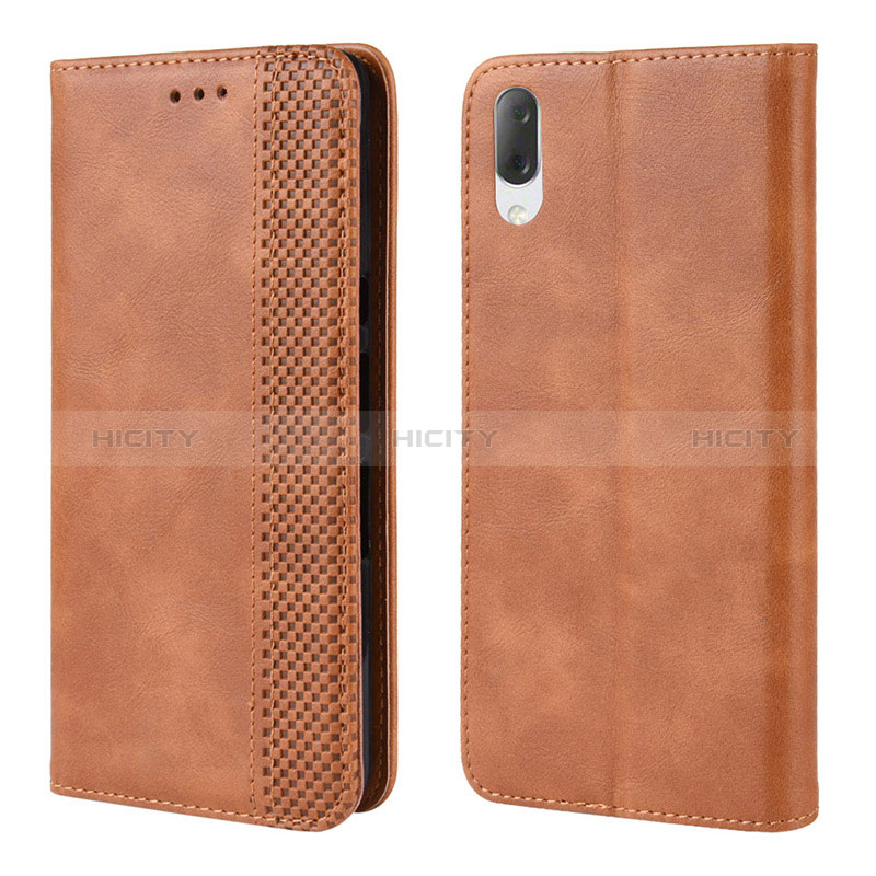 Funda de Cuero Cartera con Soporte Carcasa BY4 para Sony Xperia L3