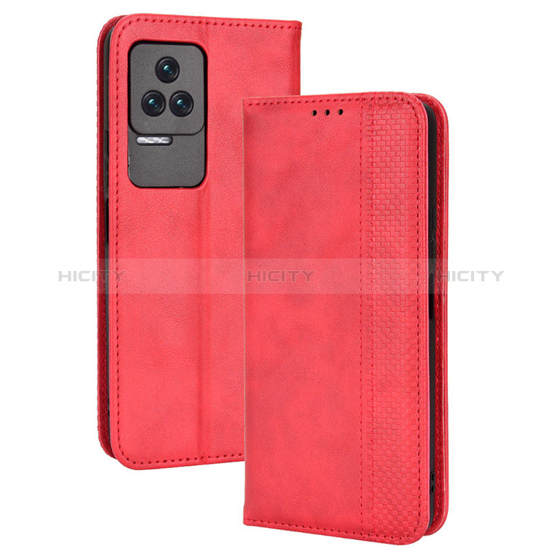 Funda de Cuero Cartera con Soporte Carcasa BY4 para Xiaomi Poco F4 5G