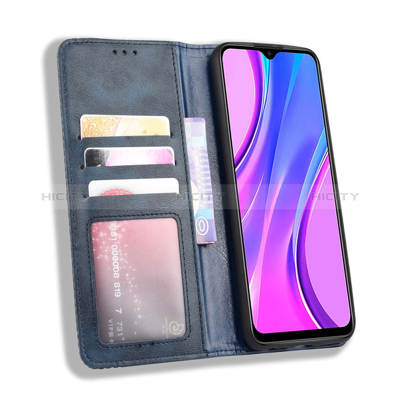 Funda de Cuero Cartera con Soporte Carcasa BY4 para Xiaomi Poco M2
