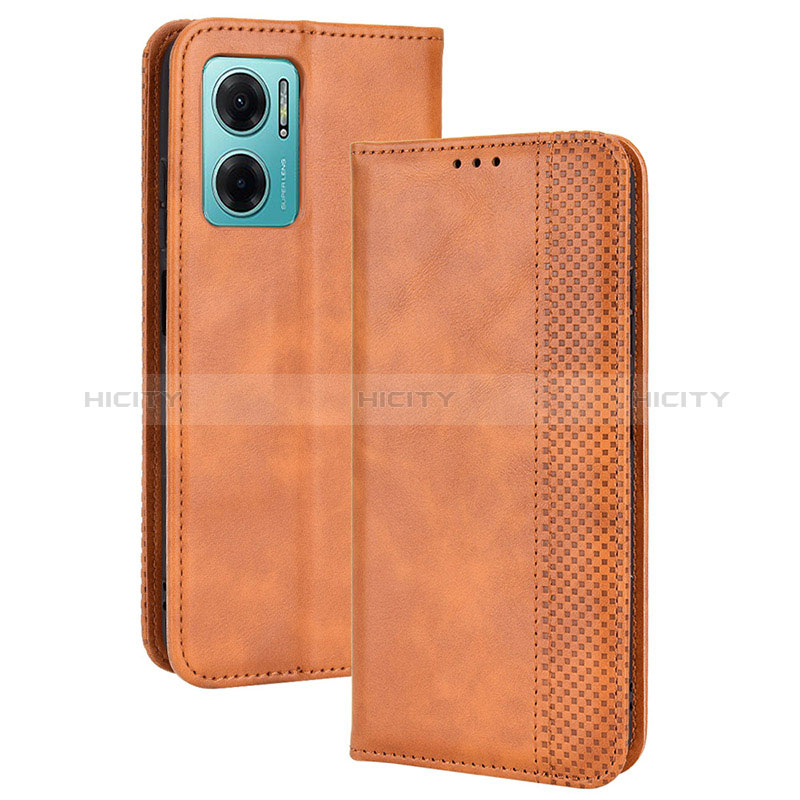 Funda de Cuero Cartera con Soporte Carcasa BY4 para Xiaomi Redmi 10 5G