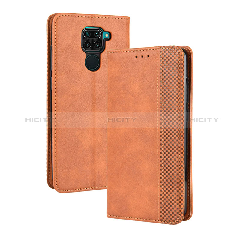 Funda de Cuero Cartera con Soporte Carcasa BY4 para Xiaomi Redmi 10X 4G