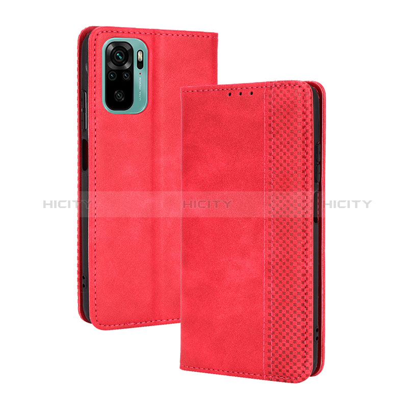 Funda de Cuero Cartera con Soporte Carcasa BY4 para Xiaomi Redmi Note 10S 4G