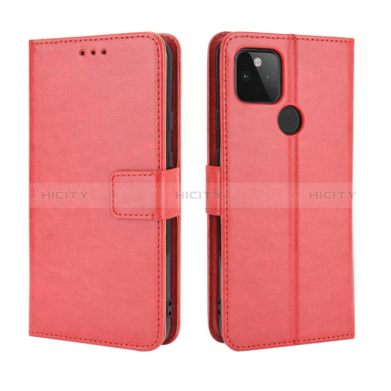 Funda de Cuero Cartera con Soporte Carcasa BY5 para Google Pixel 4a 5G