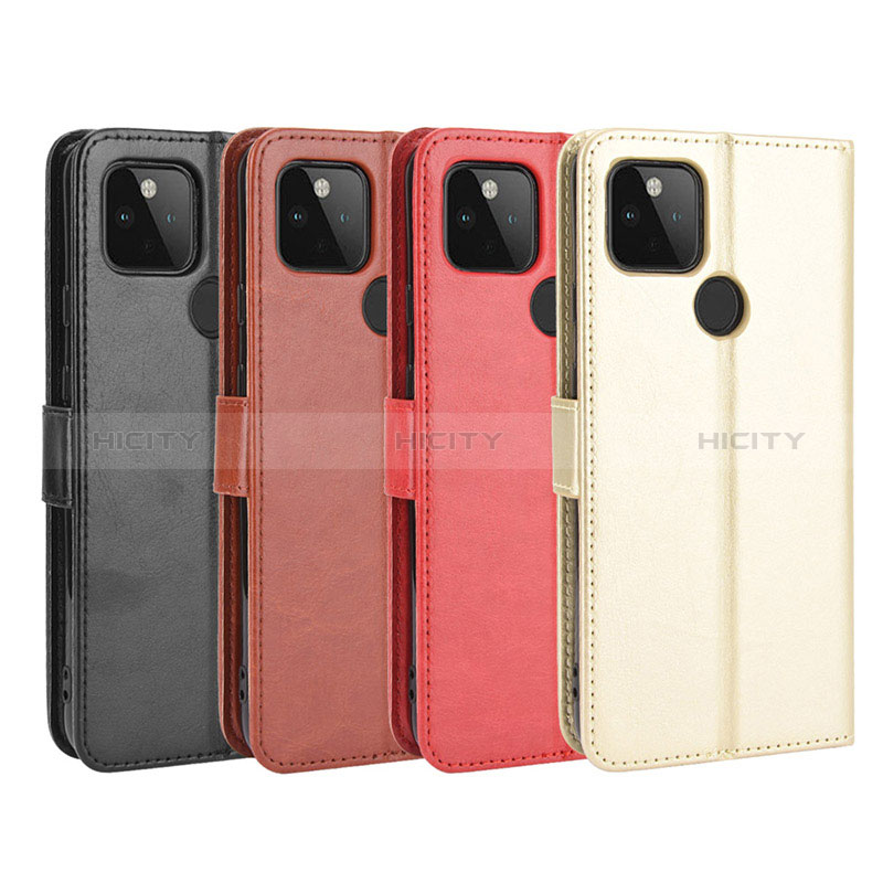 Funda de Cuero Cartera con Soporte Carcasa BY5 para Google Pixel 4a 5G