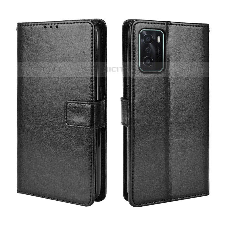 Funda de Cuero Cartera con Soporte Carcasa BY5 para Oppo A55S 5G