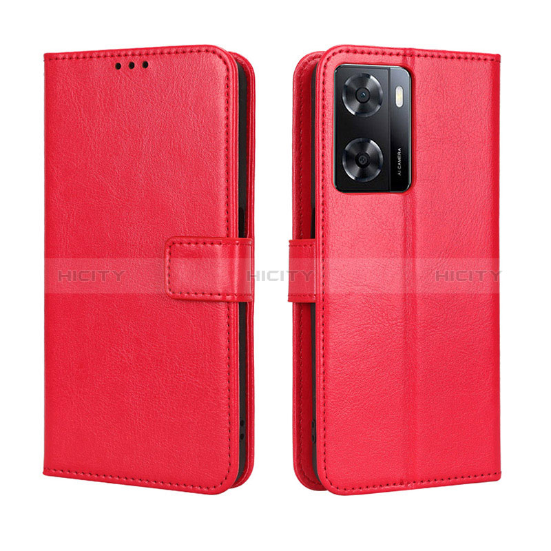 Funda de Cuero Cartera con Soporte Carcasa BY5 para Oppo A57 4G