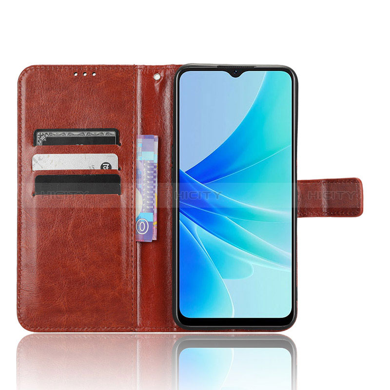 Funda de Cuero Cartera con Soporte Carcasa BY5 para Oppo A57 4G