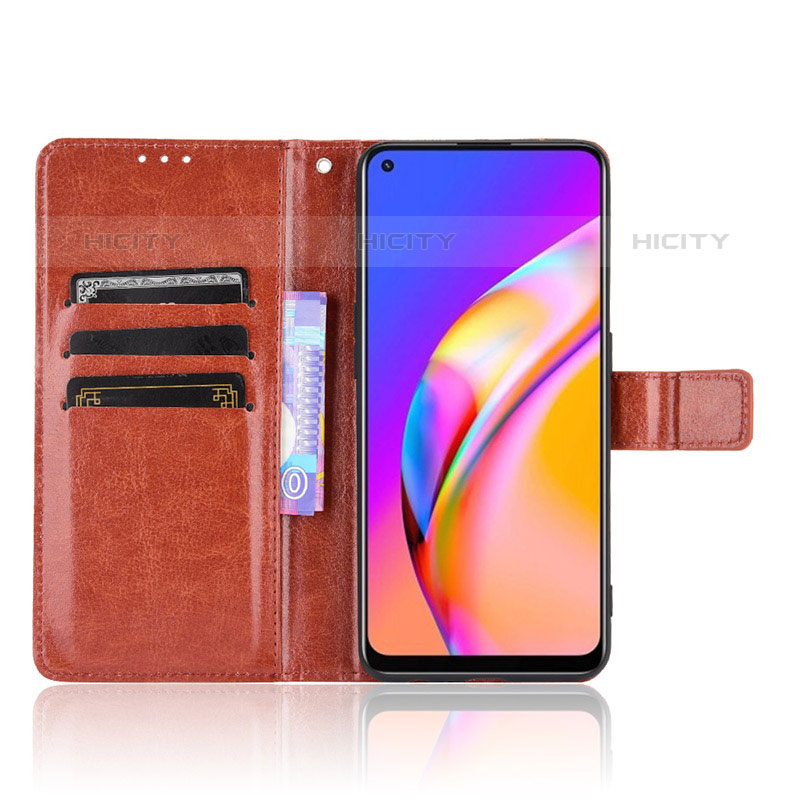 Funda de Cuero Cartera con Soporte Carcasa BY5 para Oppo A94 4G