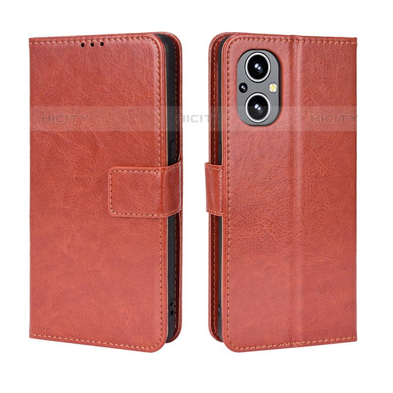 Funda de Cuero Cartera con Soporte Carcasa BY5 para Oppo F21s Pro 5G