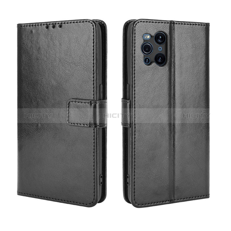 Funda de Cuero Cartera con Soporte Carcasa BY5 para Oppo Find X3 5G