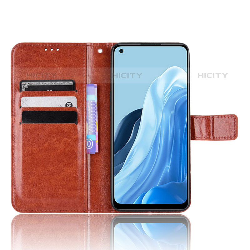 Funda de Cuero Cartera con Soporte Carcasa BY5 para Oppo Reno7 4G