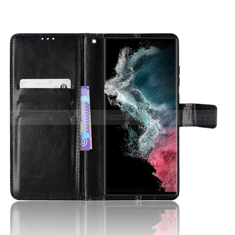 Funda de Cuero Cartera con Soporte Carcasa BY5 para Samsung Galaxy S23 Ultra 5G