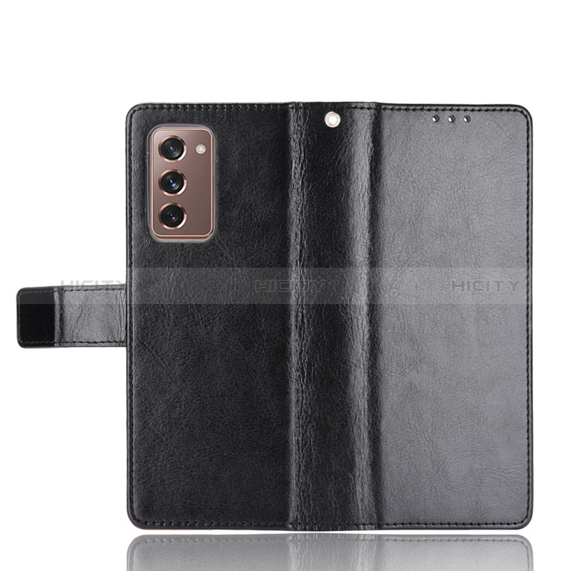 Funda de Cuero Cartera con Soporte Carcasa BY5 para Samsung Galaxy Z Fold2 5G