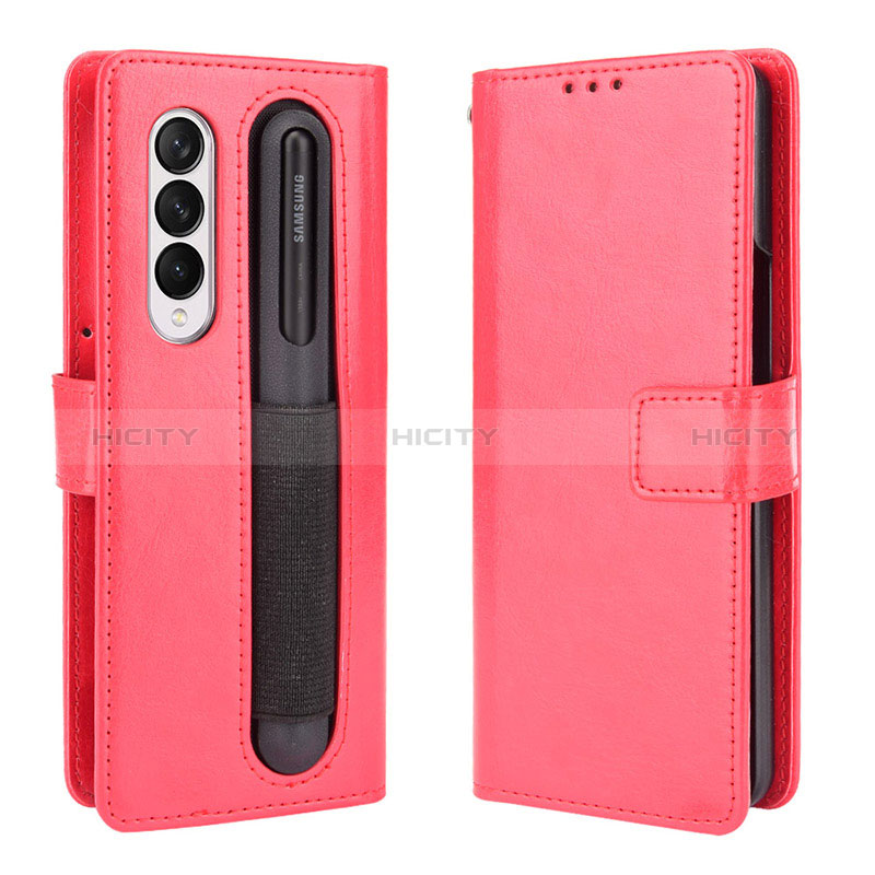 Funda de Cuero Cartera con Soporte Carcasa BY5 para Samsung Galaxy Z Fold3 5G