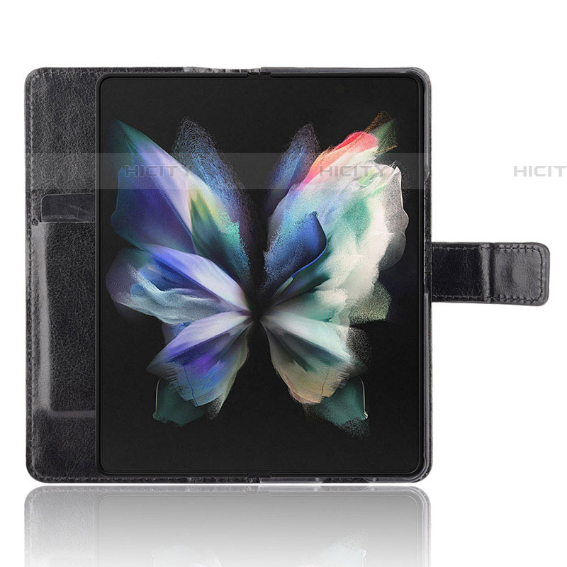 Funda de Cuero Cartera con Soporte Carcasa BY5 para Samsung Galaxy Z Fold4 5G