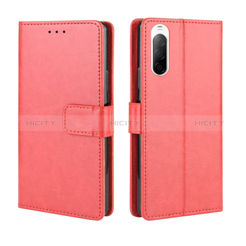 Funda de Cuero Cartera con Soporte Carcasa BY5 para Sony Xperia 10 II