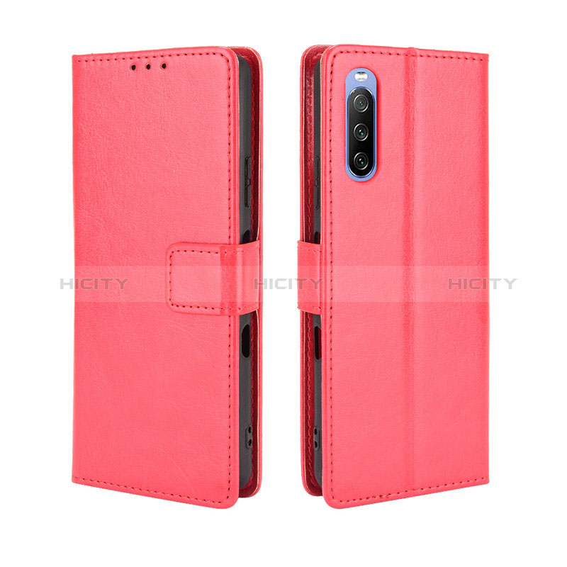 Funda de Cuero Cartera con Soporte Carcasa BY5 para Sony Xperia 10 III