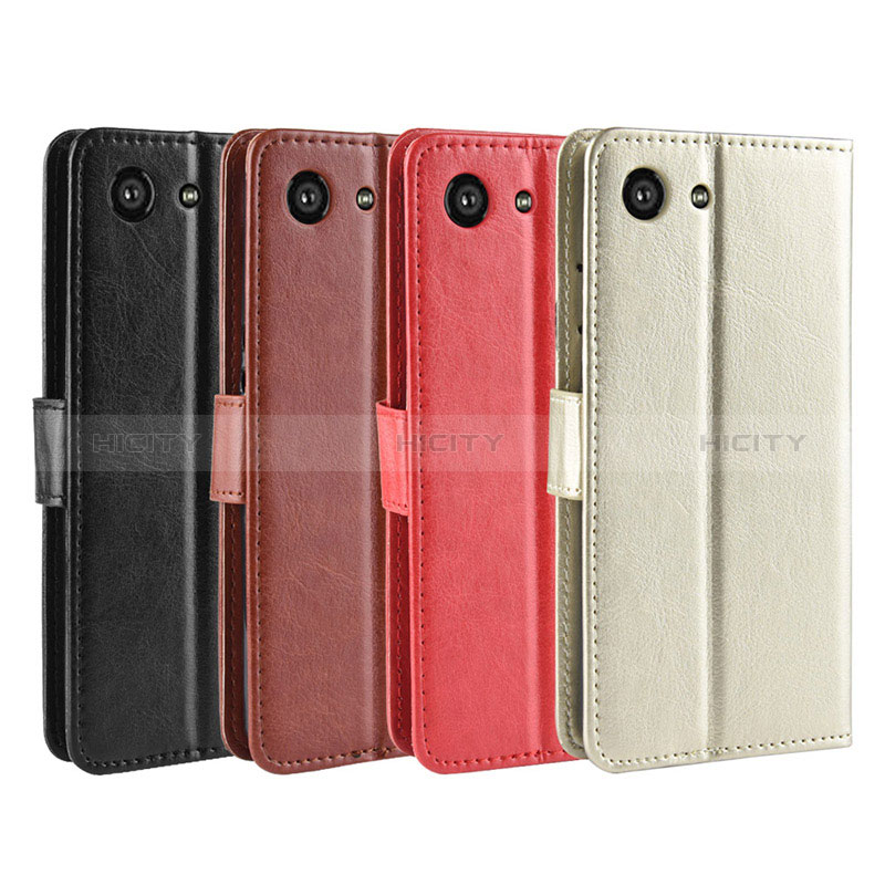 Funda de Cuero Cartera con Soporte Carcasa BY5 para Sony Xperia Ace