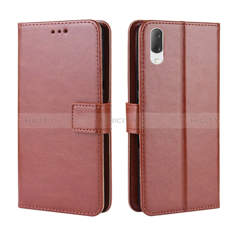 Funda de Cuero Cartera con Soporte Carcasa BY5 para Sony Xperia L3 Marron